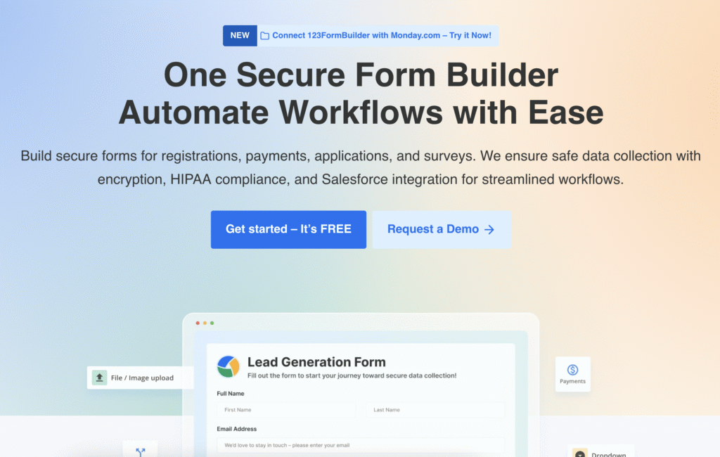 123FormBuilder website