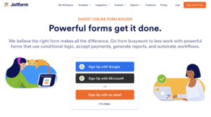 JotForm Website