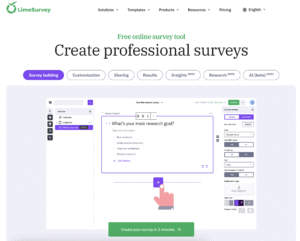 LimeSurvey website
