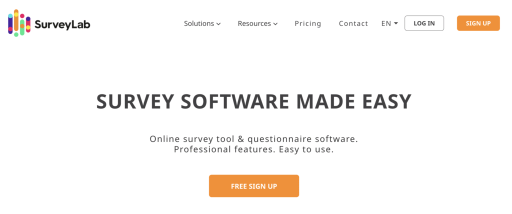 SurveyLab website
