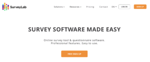 SurveyLab website