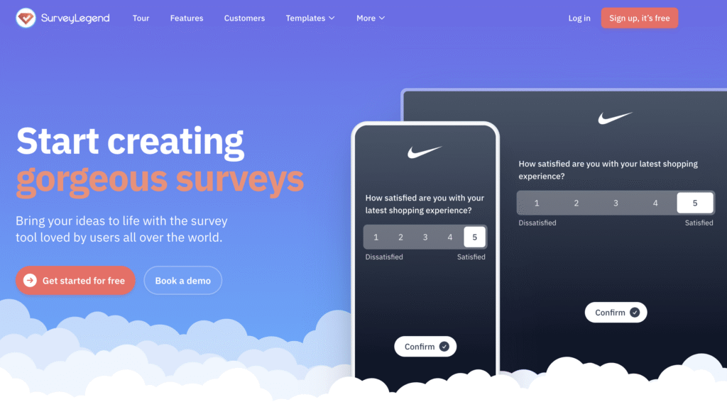 SurveyLegend website