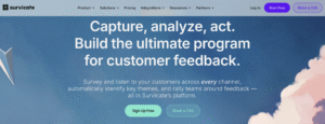 Survicate website