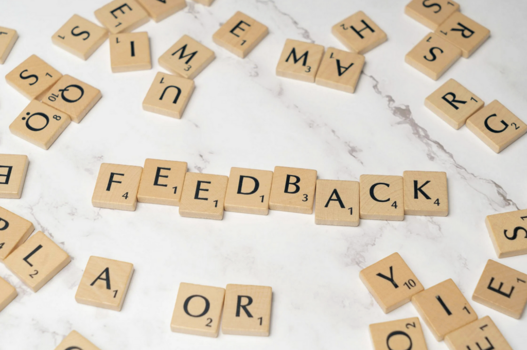 feedback tiles signifying customer satisfaction measurement