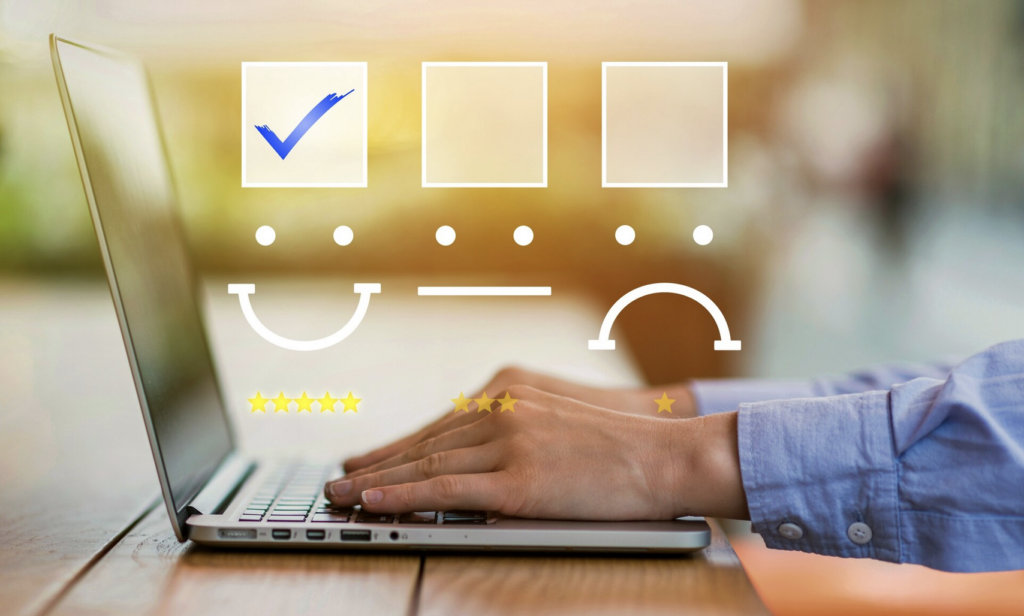 an illustartion of a customer service question