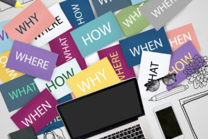 multiple choice questions stems on cards